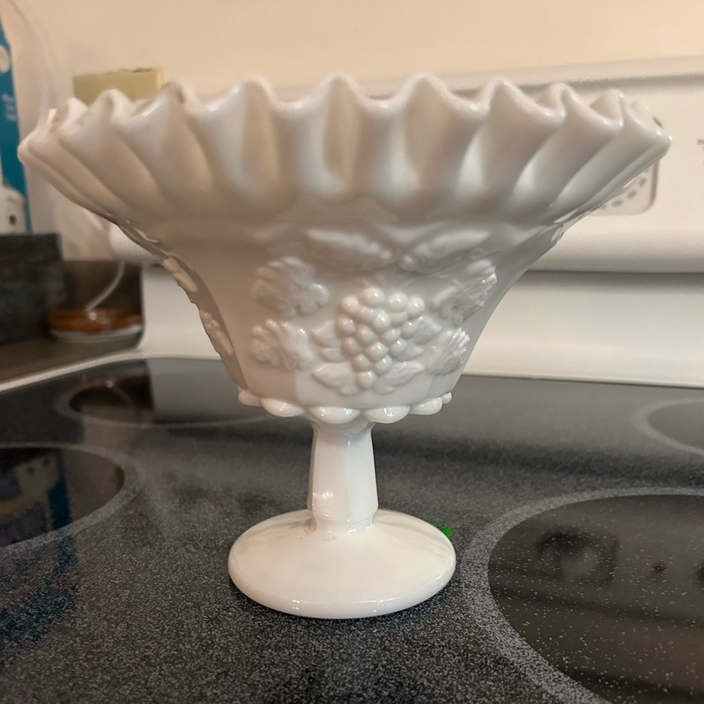 Milk Glass Candy dish